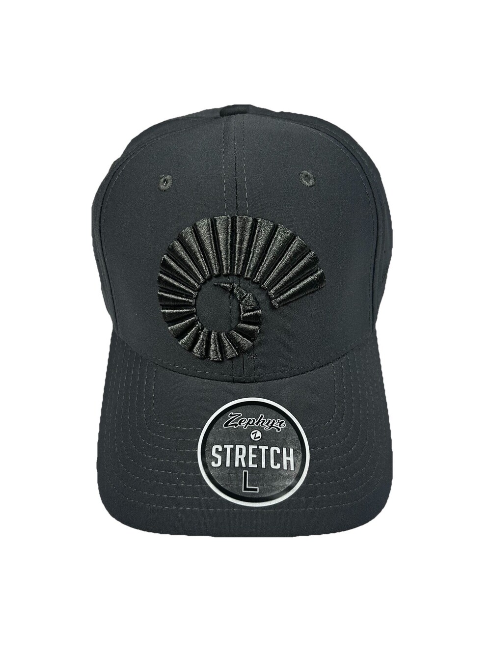 Colorado State Rams Zephyr Flex Stretch Fitted Hat Cap Large Gray On Gray New